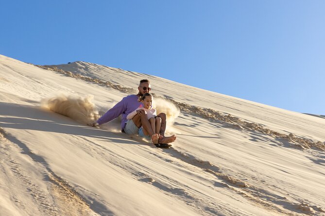 Unlimited Sandboarding - Flexible shuttles, with one timing warning
