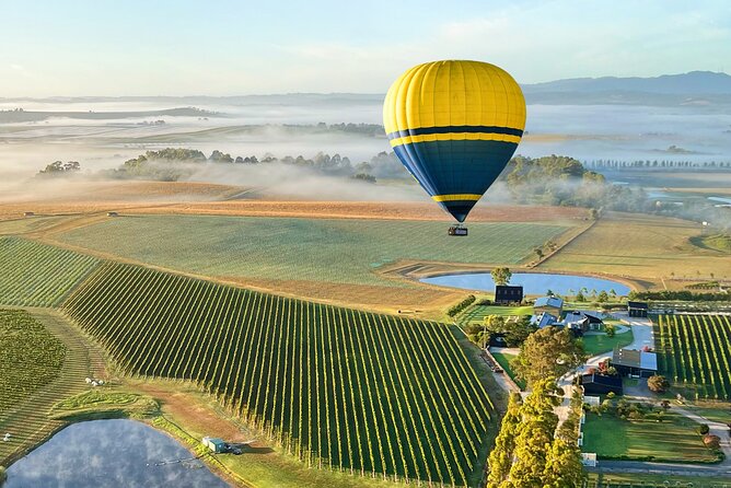 Yarra Valley Sunrise Balloon Flight with GoPro Photos - About one hour floating above the Yarra Valley