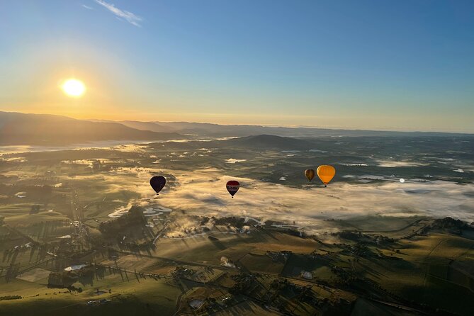 Yarra Valley Sunrise Balloon Flight with GoPro Photos - The Balgownie Estate breakfast upgrade