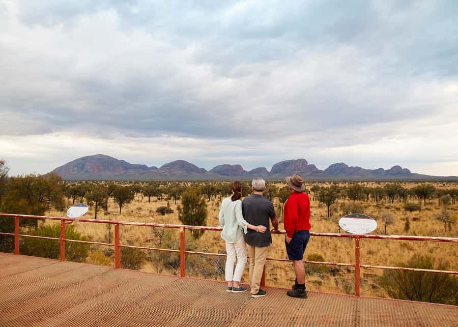 Yulara: Uluru Sunrise and Kata Tjuta Day Trip by Bus - Walking into Walpa Gorge